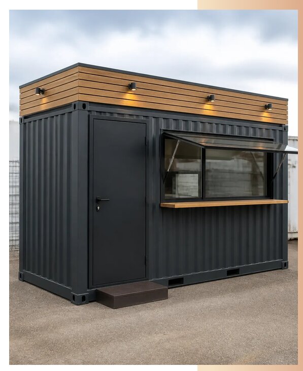 Бытовки кафе под ключ в Заволжье по цене от 254600 р. | БытовкаПрофи-Звл